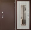 Стальная дверь "Рубикон-Зеркало" Сандал белый - Интернет-магазин Хорошие Двери, Нижний Тагил