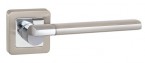 Ручка раздельная GALAXY QR SN/CP-3 матовый никель/хром - Интернет-магазин Хорошие Двери, Нижний Тагил