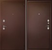 Стальная дверь "Иртыш-90" металл/металл  (Антик-медь). - Интернет-магазин Хорошие Двери, Нижний Тагил