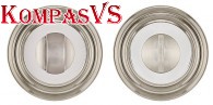 Ручка поворотная BK6 ML SN/CP-3 матовый никель/хром - Интернет-магазин Хорошие Двери, Нижний Тагил