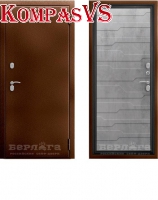 Сейф-дверь "3К Термо LE"  Корто бетон светлый - Интернет-магазин Хорошие Двери, Нижний Тагил