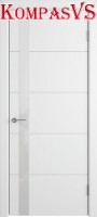 Дверь остекленная "TRIVIA Polar White Gloss" - Интернет-магазин Хорошие Двери, Нижний Тагил