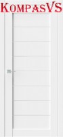 Дверь межкомнатная "RE 48" Белый EmLayer  (стекло Сатин) - Интернет-магазин Хорошие Двери, Нижний Тагил