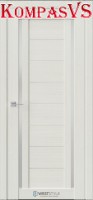 Дверь межкомнатная "RE 46" лиственница белая (стекло Сатин) - Интернет-магазин Хорошие Двери, Нижний Тагил