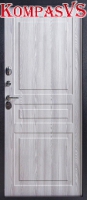 Входная дверь с терморазрывом "Норд" Серебро - Интернет-магазин Хорошие Двери, Нижний Тагил