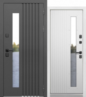 Входная дверь "Luxor Termo Рейка Стеклопакет" - Интернет-магазин Хорошие Двери, Нижний Тагил