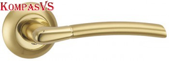 Ручка раздельная ARDEA TL SG/GP-4 матовое золото/золото - Интернет-магазин Хорошие Двери, Нижний Тагил