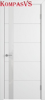 Дверь остекленная "TRIVIA Polar White Gloss" - Интернет-магазин Хорошие Двери, Нижний Тагил