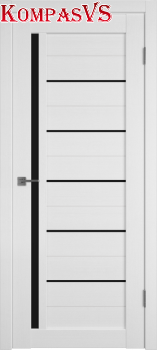 Межкомнатная дверь "ATUM 1 Snow Black Gloss" - Интернет-магазин Хорошие Двери, Нижний Тагил