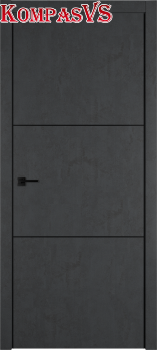 Межкомнатная дверь  "URBAN 2 JET LOFT Black Mould" - Интернет-магазин Хорошие Двери, Нижний Тагил