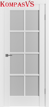 Межкомнатная дверь "ДО Emalex R1 ICE" - Интернет-магазин Хорошие Двери, Нижний Тагил