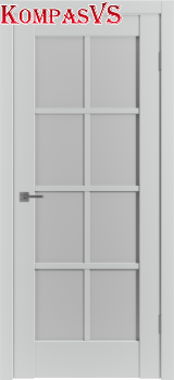 Межкомнатная дверь "ДО Emalex R1 STEEL" - Интернет-магазин Хорошие Двери, Нижний Тагил
