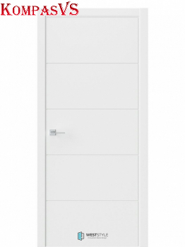 Дверь межкомнатная "ДГ Prime 2"  эмаль белая 9003 - Интернет-магазин Хорошие Двери, Нижний Тагил