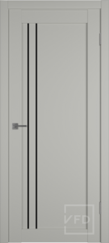 Межкомнатная дверь "Emalex 33 Taupe Black Gloss" - Интернет-магазин Хорошие Двери, Нижний Тагил