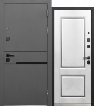 Входная дверь "Luxor классика Эмалит Белый" - Интернет-магазин Хорошие Двери, Нижний Тагил