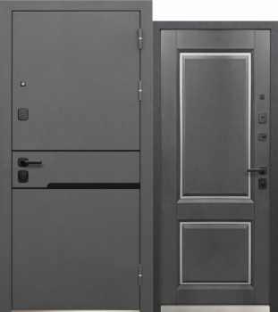 Входная дверь "Luxor классика Сатин Графит" - Интернет-магазин Хорошие Двери, Нижний Тагил