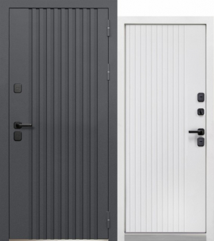 Входная дверь "Luxor Termo Рейка Эмалит белый" - Интернет-магазин Хорошие Двери, Нижний Тагил