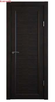 Дверь межкомнатная ДГ "Н-1/04" 800*2000 Венге рифленый - Интернет-магазин Хорошие Двери, Нижний Тагил