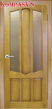  Дверь остеклённая массив сосны Натураль ДГО сгс 700-900 - Интернет-магазин Хорошие Двери, Нижний Тагил