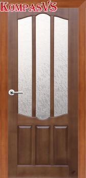 Дверь остеклённая массив сосны Натураль ДО 700-900 - Интернет-магазин Хорошие Двери, Нижний Тагил