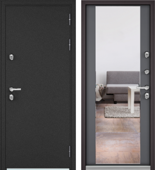 Входная дверь "ТЕРМО СПЛИТ Оскуро Mirror" - Интернет-магазин Хорошие Двери, Нижний Тагил