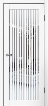 Межкомнатная дверь "ПО С7" Белый эмалит - Интернет-магазин Хорошие Двери, Нижний Тагил