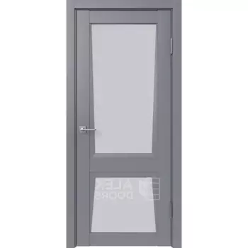 Дверь межкомнатная ДО "Ариана-2" 800*2000 Серая эмаль (soft) сатин серый - Интернет-магазин Хорошие Двери, Нижний Тагил