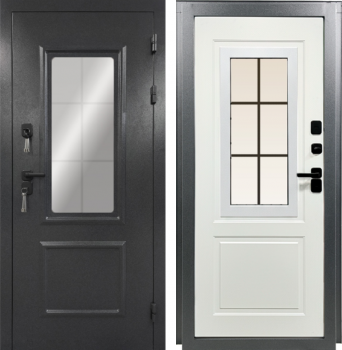 Входная дверь с терморазрывом "ВИНТЕР ПАНОРАМА" - Интернет-магазин Хорошие Двери, Нижний Тагил